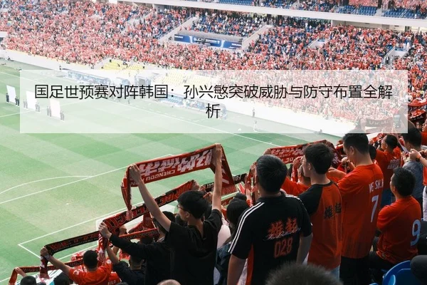 国足世预赛对阵韩国：孙兴慜突破威胁与防守布置全解析